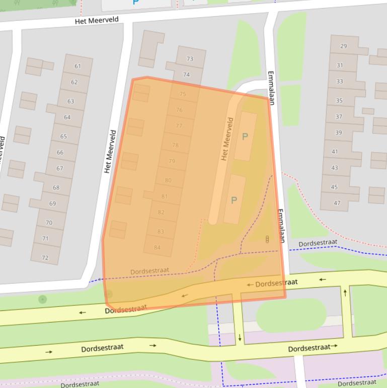 Kaart van postcodegebied 7822JN.
