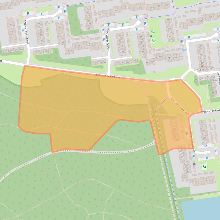 Kaart van postcodegebied 7823AN.