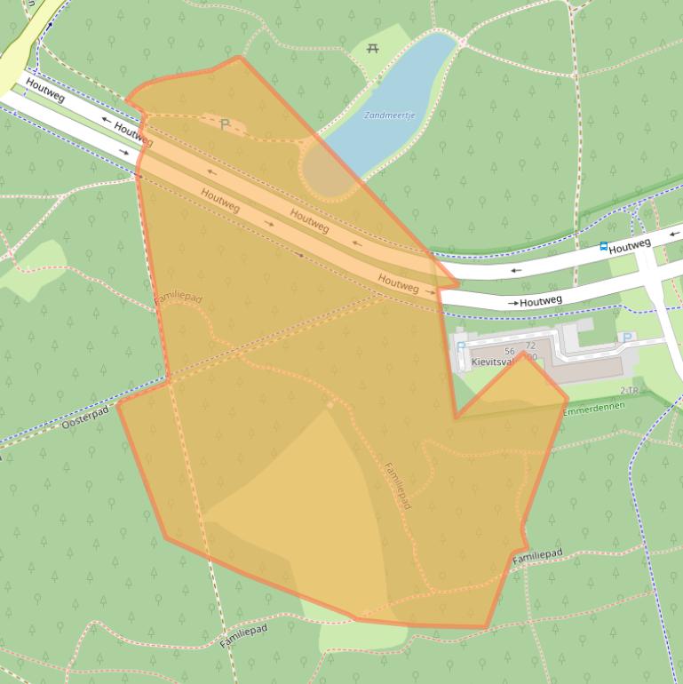 Kaart van postcodegebied 7823AR.