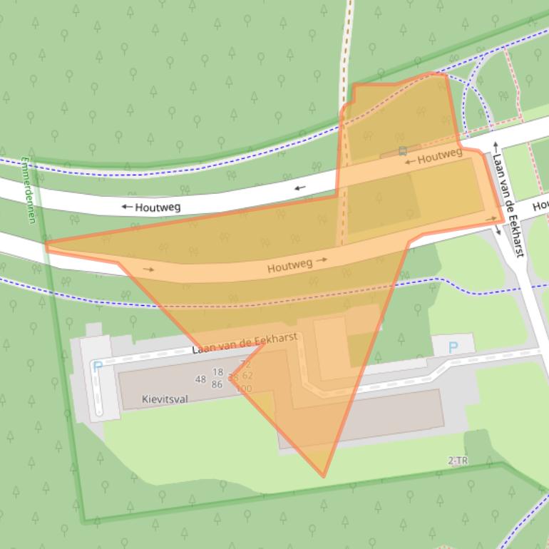 Kaart van postcodegebied 7823AT.