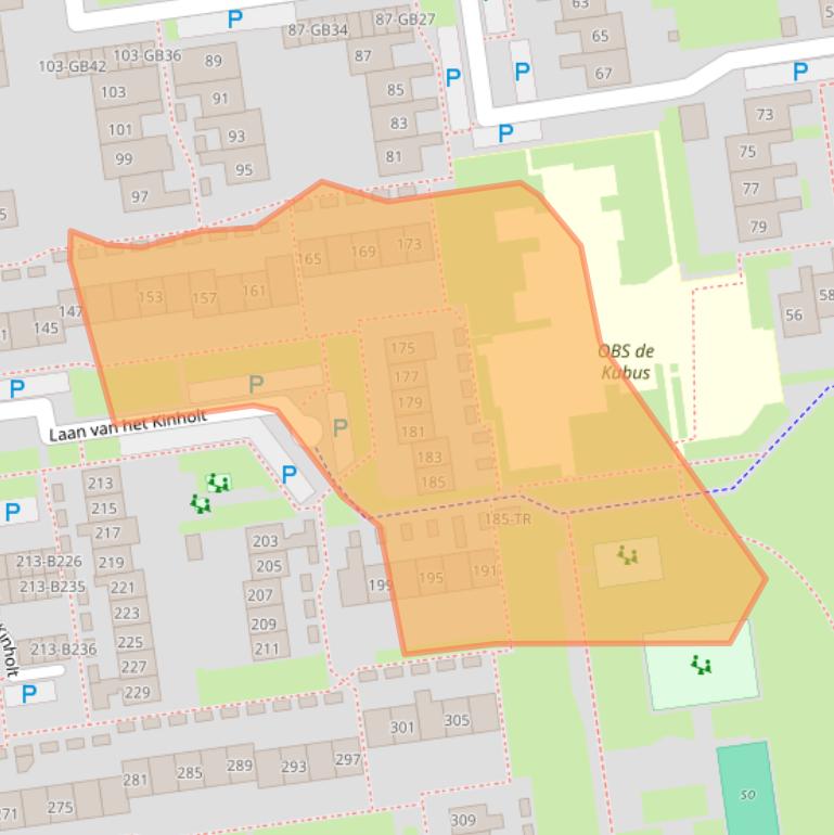 Kaart van postcodegebied 7823GD.