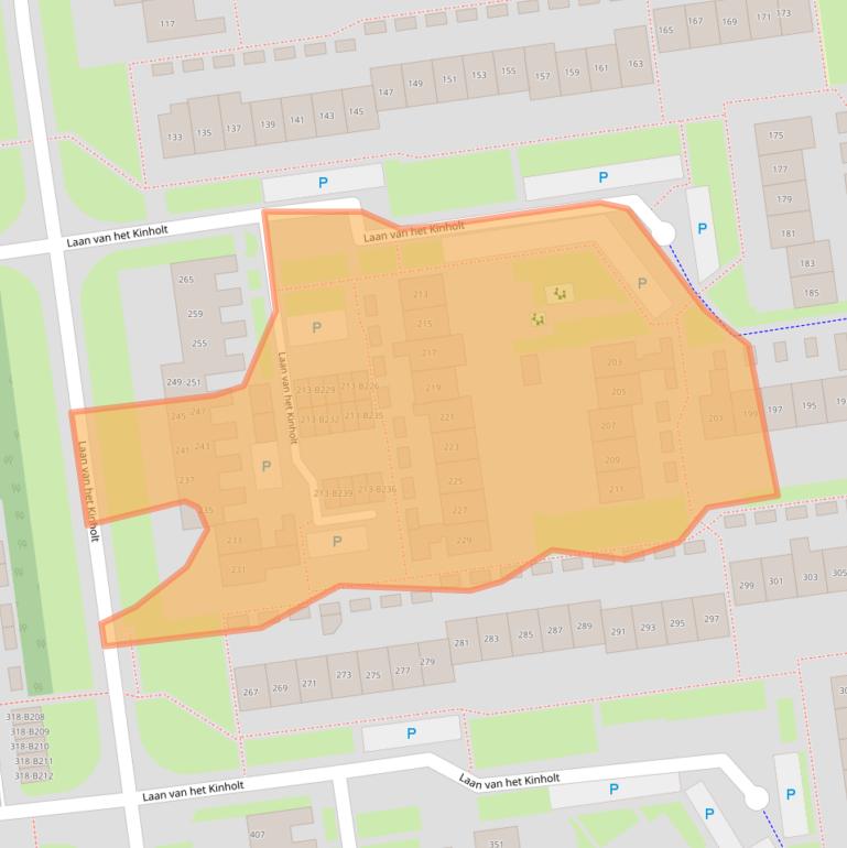 Kaart van postcodegebied 7823GE.