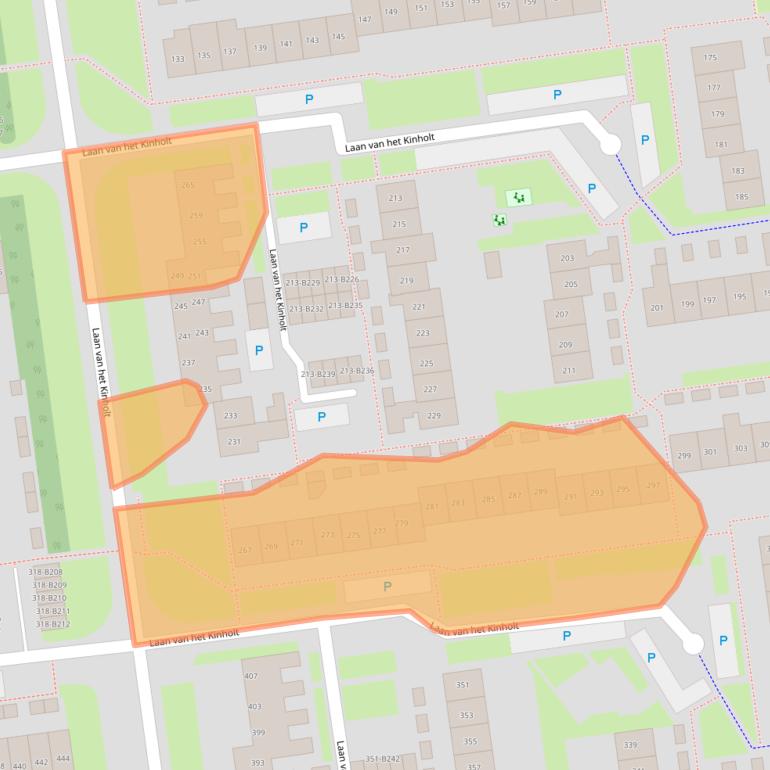 Kaart van postcodegebied 7823GG.