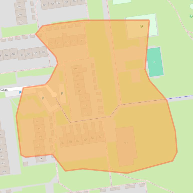 Kaart van postcodegebied 7823GH.