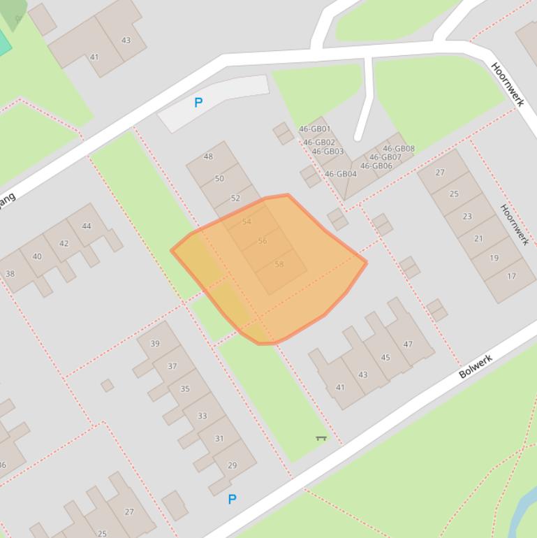 Kaart van postcodegebied 7823GV.