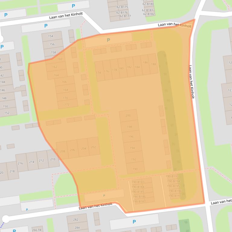 Kaart van postcodegebied 7823HE.