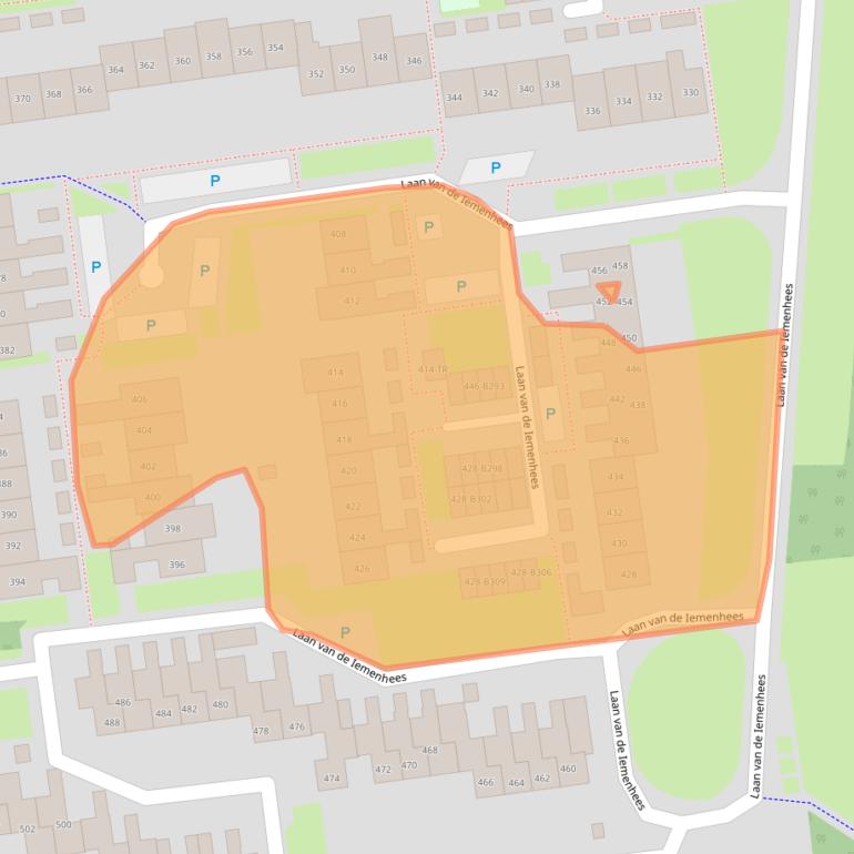 Kaart van postcodegebied 7823JT.