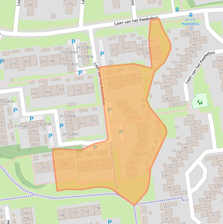 Kaart van postcodegebied 7823KE.