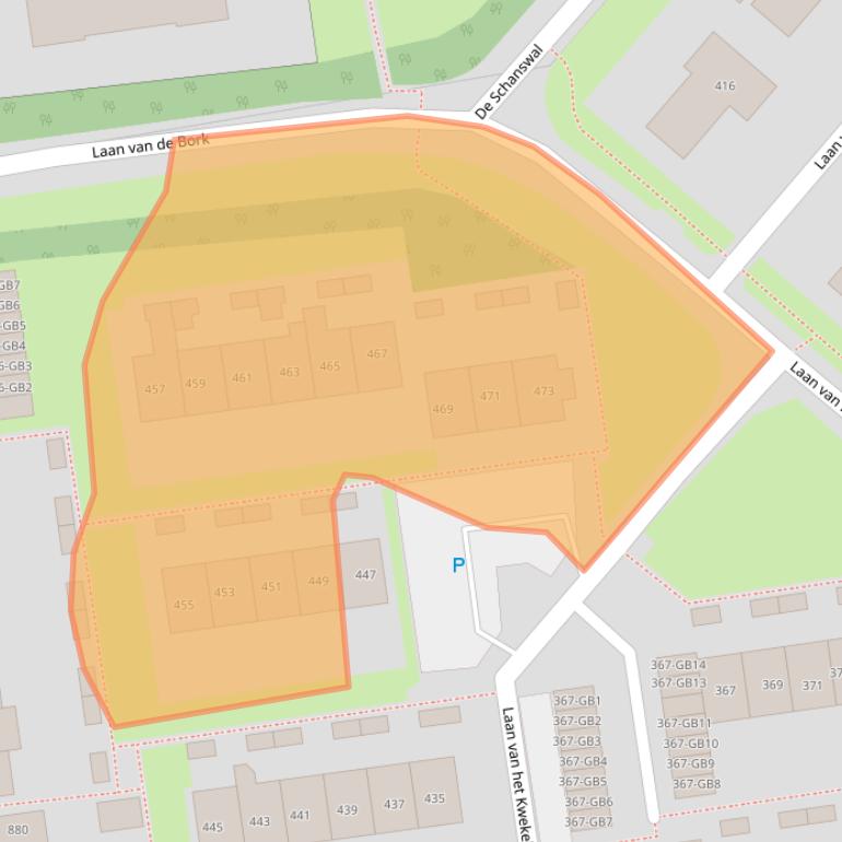 Kaart van postcodegebied 7823KL.