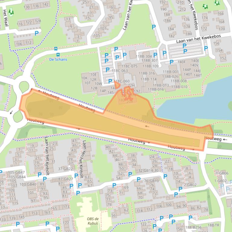 Kaart van postcodegebied 7823LE.
