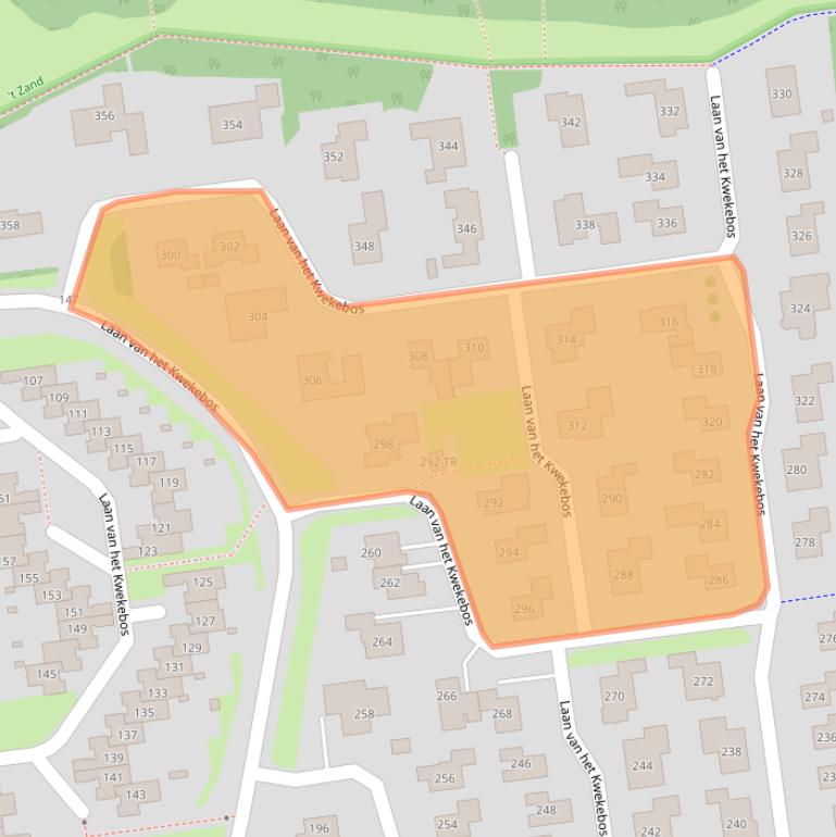 Kaart van postcodegebied 7823LN.