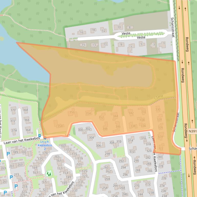 Kaart van postcodegebied 7823LP.