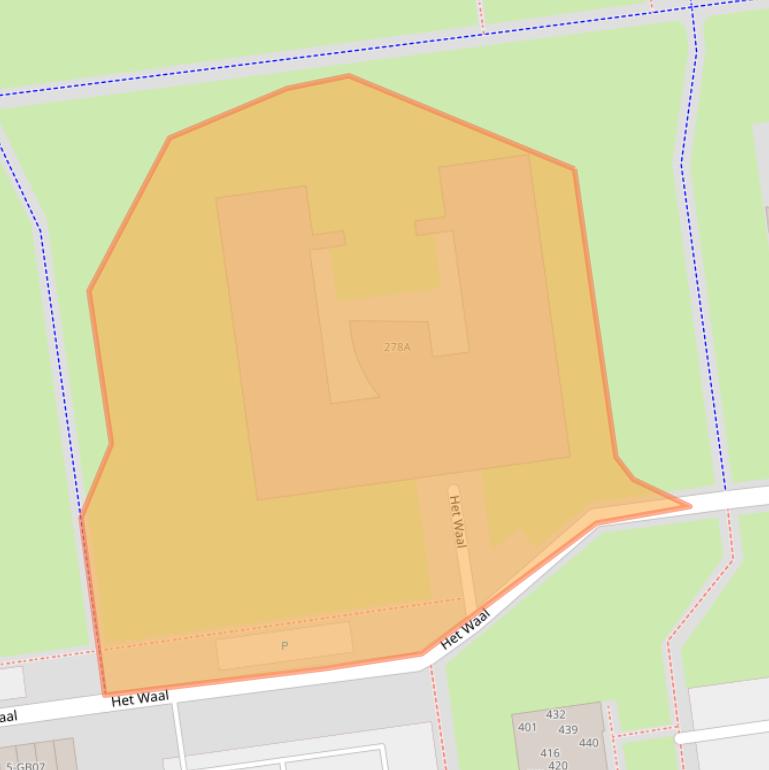 Kaart van postcodegebied 7823NA.