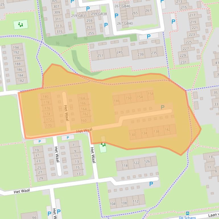 Kaart van postcodegebied 7823ND.