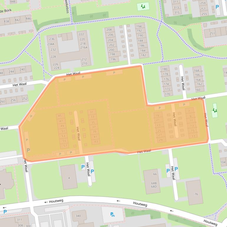 Kaart van postcodegebied 7823NN.