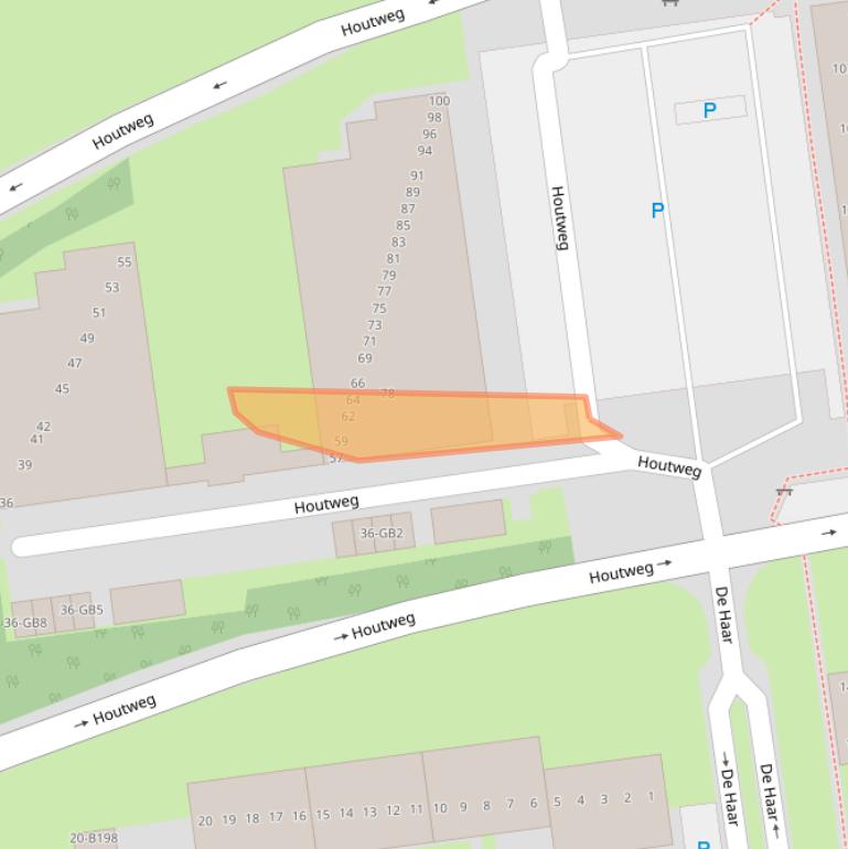 Kaart van postcodegebied 7823PB.