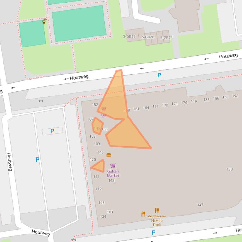 Kaart van postcodegebied 7823PH.