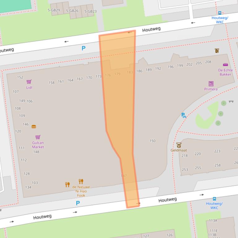 Kaart van postcodegebied 7823PJ.