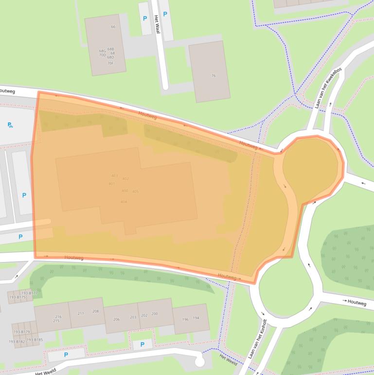 Kaart van postcodegebied 7823PS.