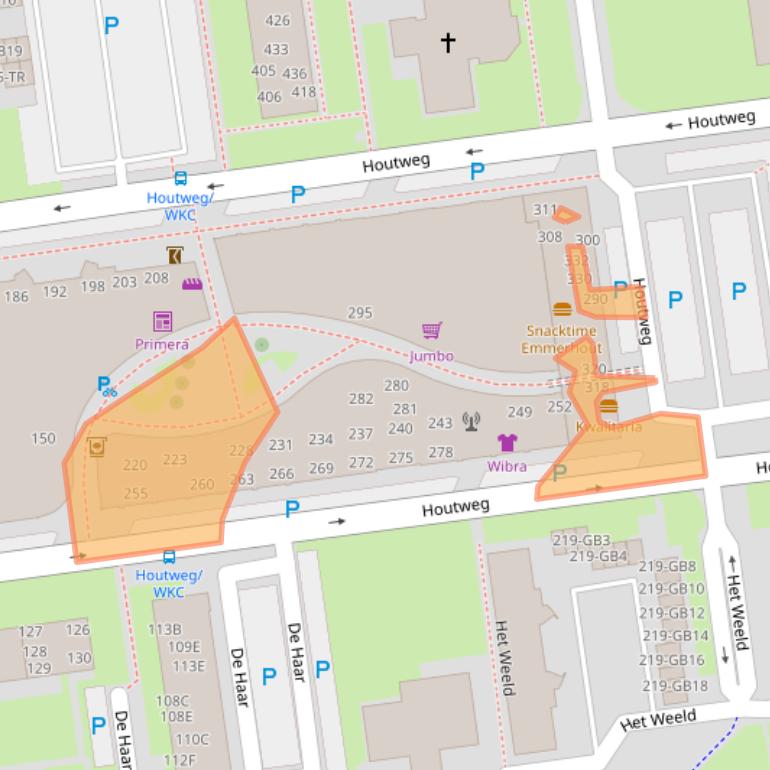 Kaart van postcodegebied 7823PV.