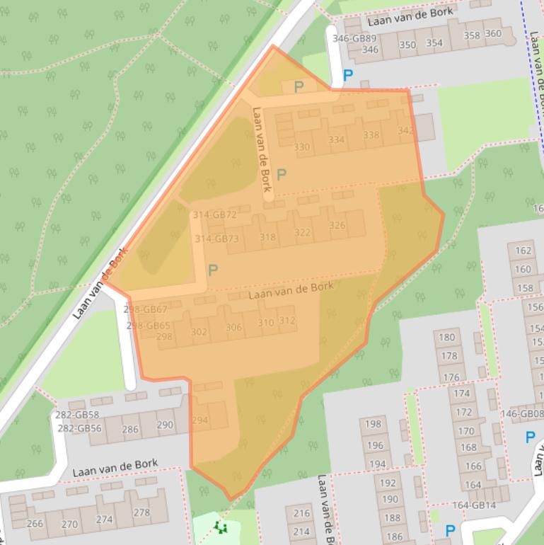 Kaart van postcodegebied 7823RH.