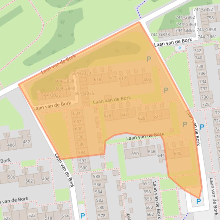 Kaart van postcodegebied 7823RP.