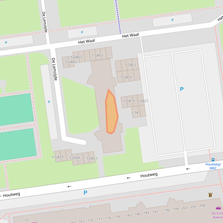 Kaart van postcodegebied 7823SC.