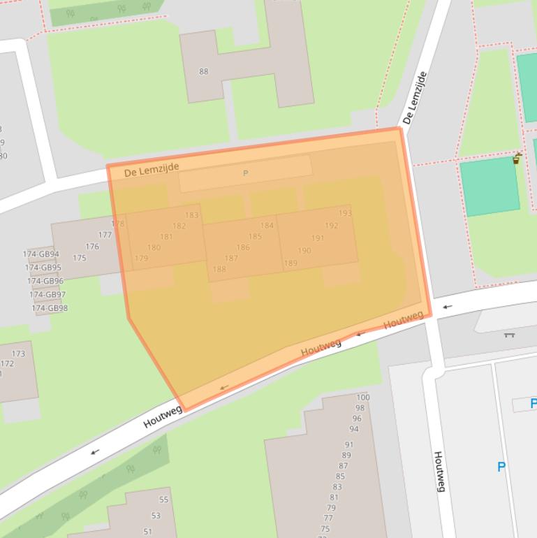 Kaart van postcodegebied 7823SN.