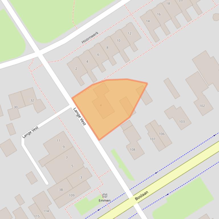 Kaart van postcodegebied 7823VB.