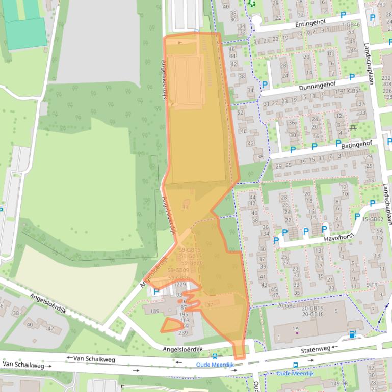 Kaart van postcodegebied 7824AB.
