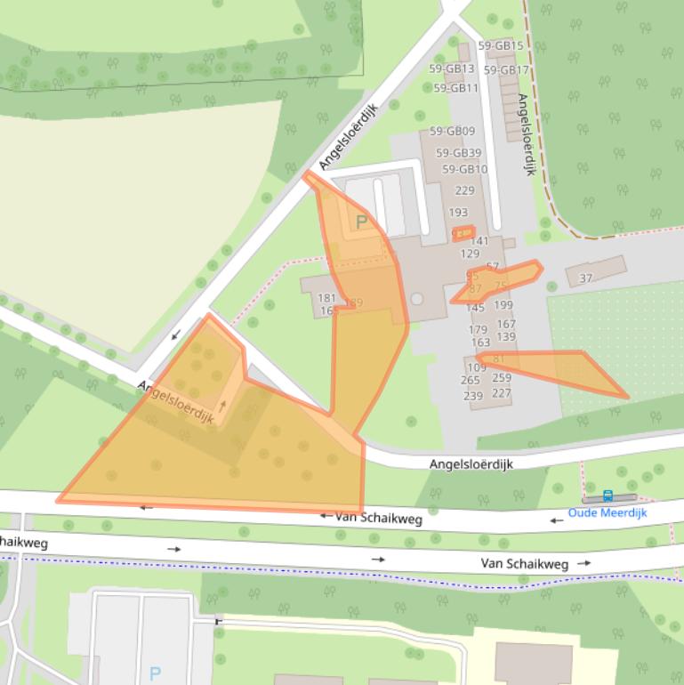 Kaart van postcodegebied 7824AC.