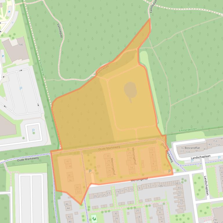 Kaart van postcodegebied 7824AR.