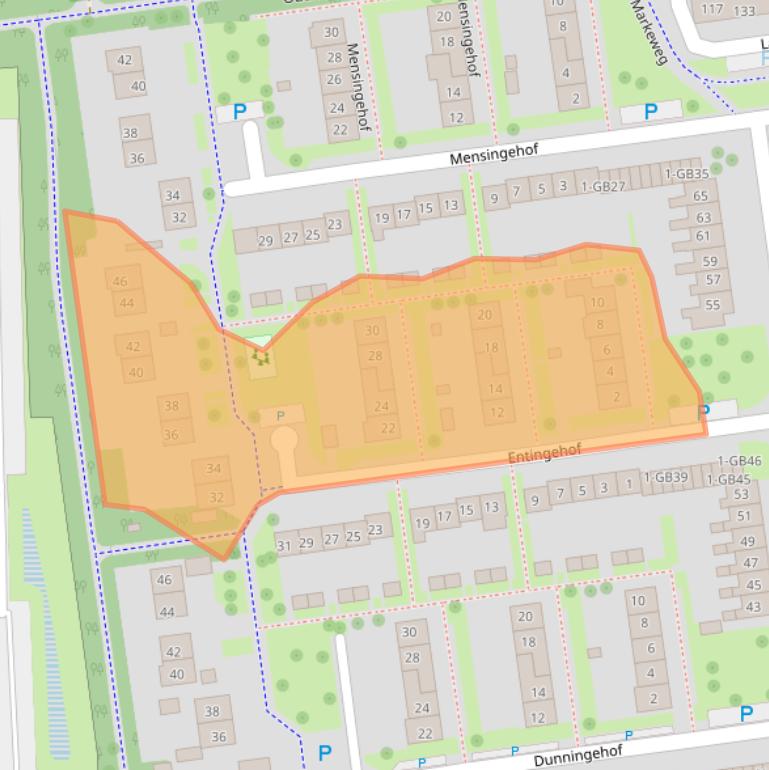 Kaart van postcodegebied 7824AT.