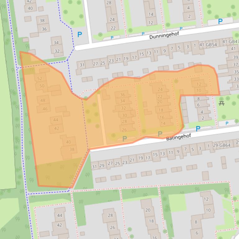 Kaart van postcodegebied 7824AZ.