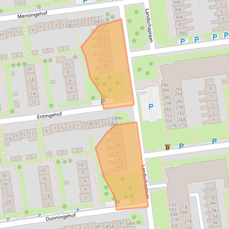 Kaart van postcodegebied 7824BB.