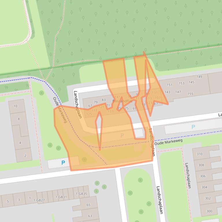 Kaart van postcodegebied 7824BE.