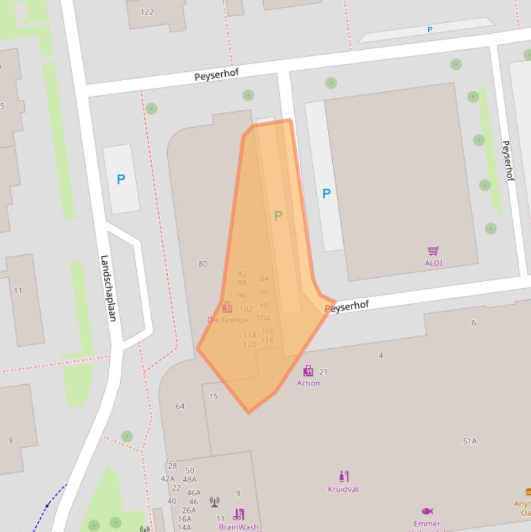 Kaart van postcodegebied 7824BM.