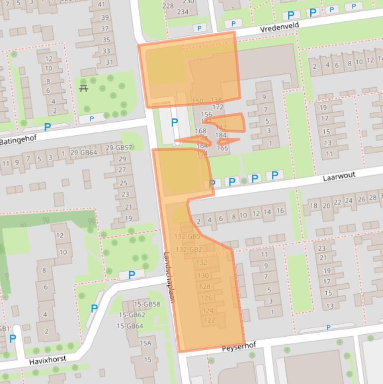 Kaart van postcodegebied 7824BN.