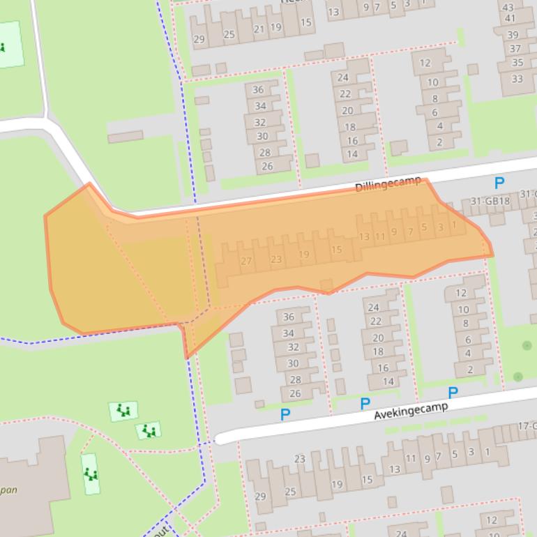 Kaart van postcodegebied 7824EC.