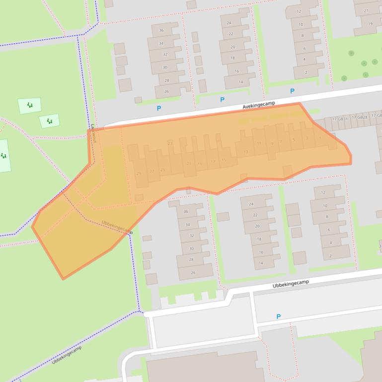 Kaart van postcodegebied 7824EE.