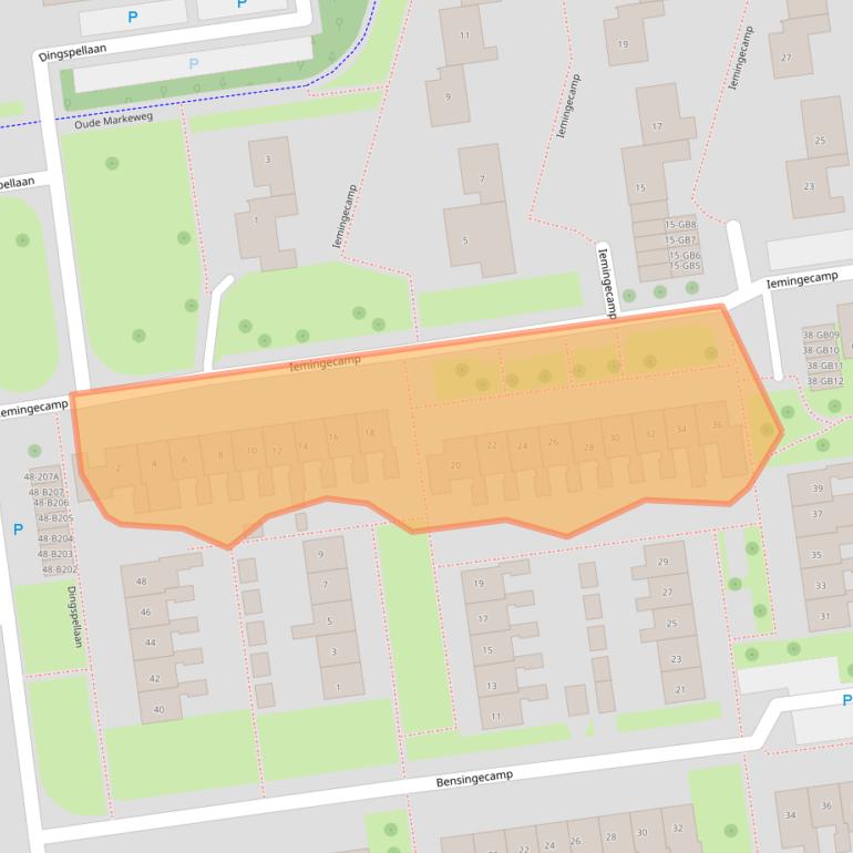Kaart van postcodegebied 7824EL.