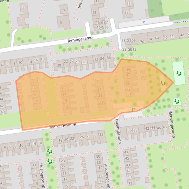 Kaart van postcodegebied 7824EN.
