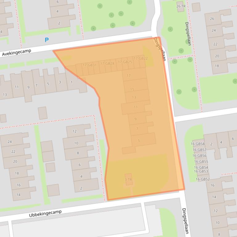 Kaart van postcodegebied 7824GA.