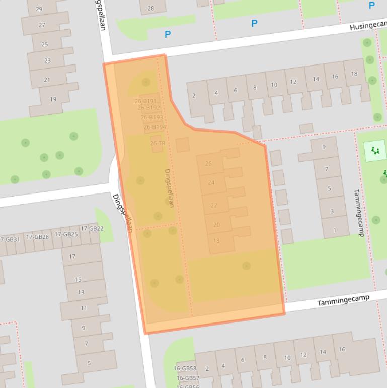 Kaart van postcodegebied 7824GK.