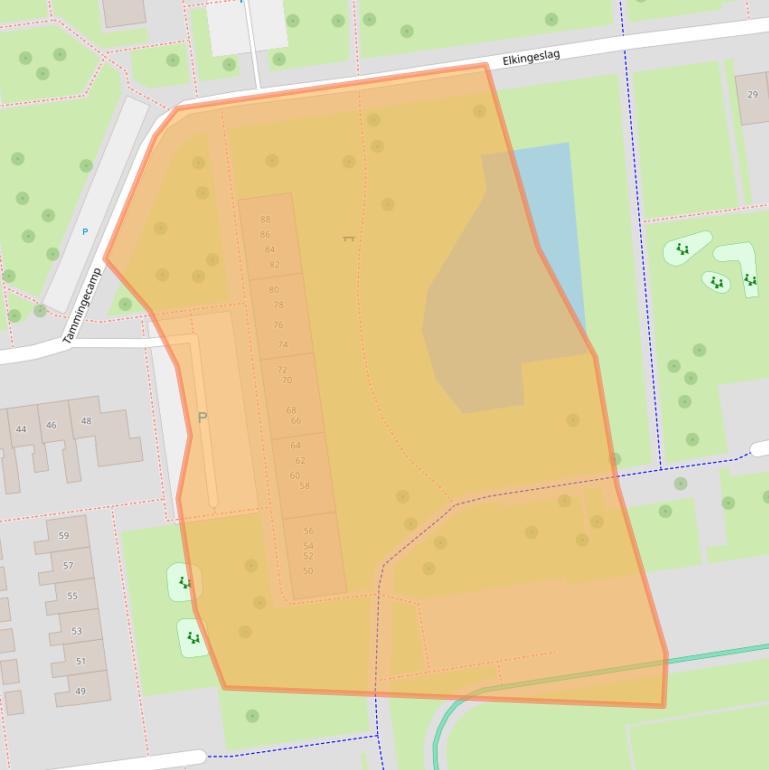 Kaart van postcodegebied 7824GR.