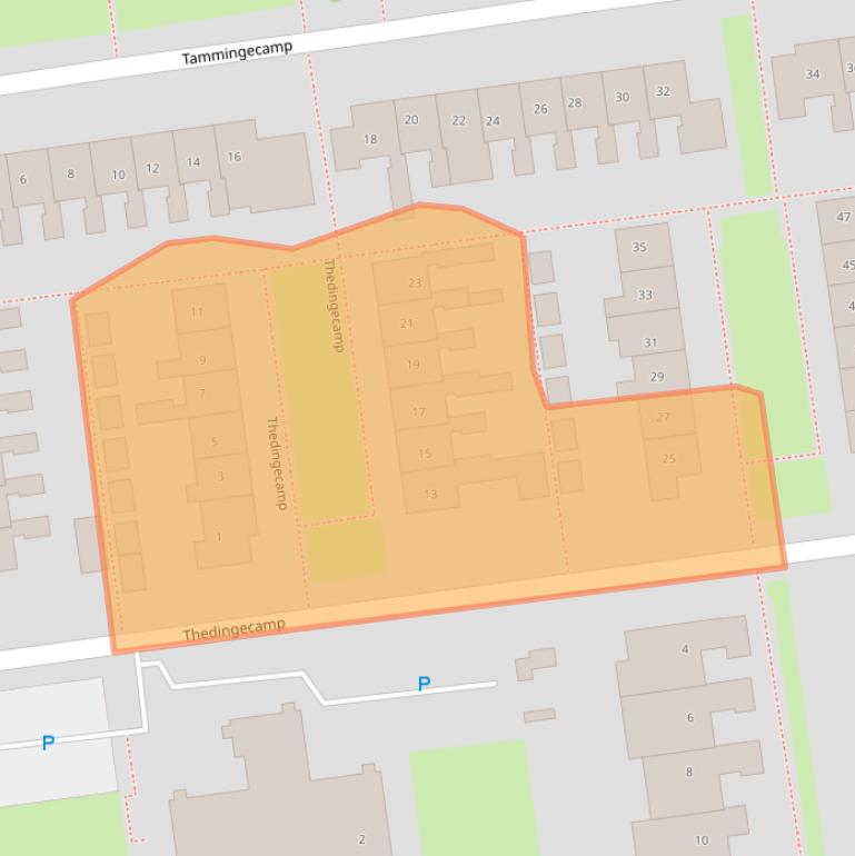 Kaart van postcodegebied 7824GS.