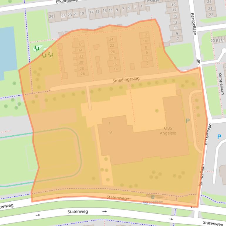 Kaart van postcodegebied 7824HK.