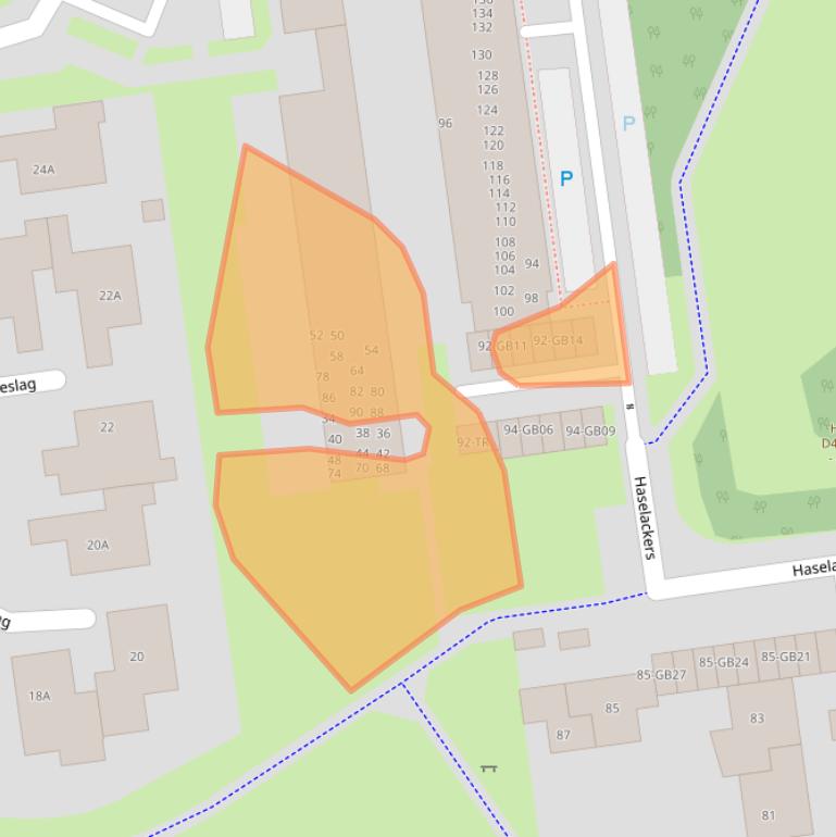 Kaart van postcodegebied 7824JP.