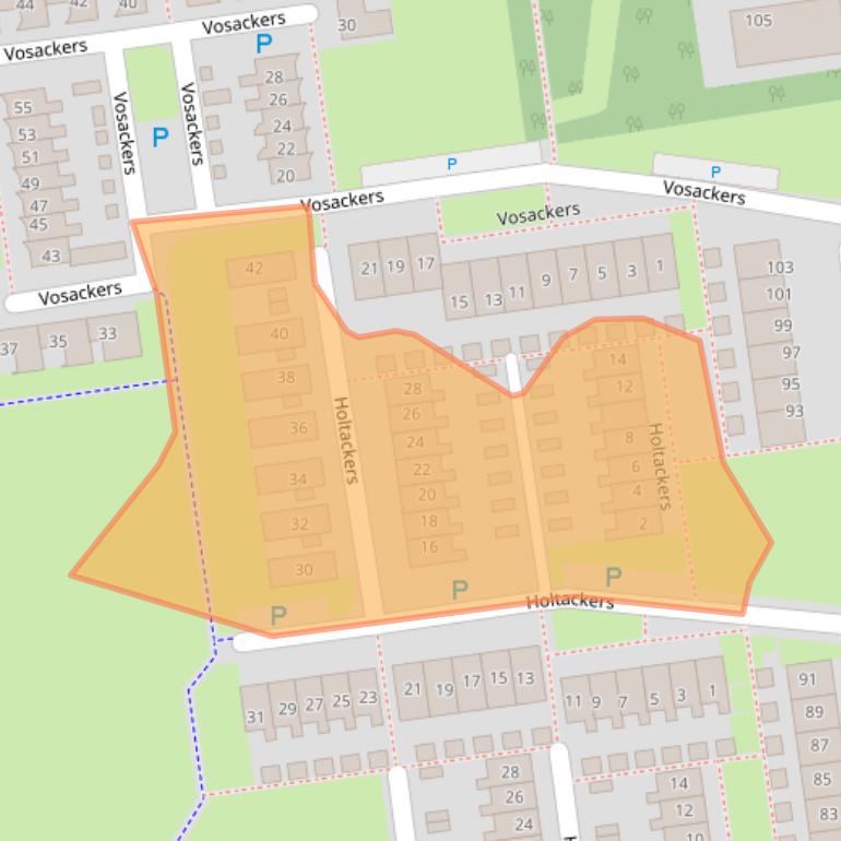 Kaart van postcodegebied 7824LB.