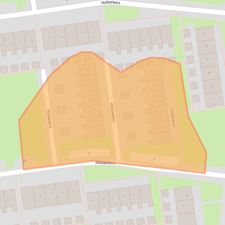 Kaart van postcodegebied 7824LD.